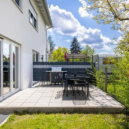 Wohnglueck Frisches & Gemuetliches Design Mit Bbq, Garten & Arbeitsplatz Augsburg Exterior foto