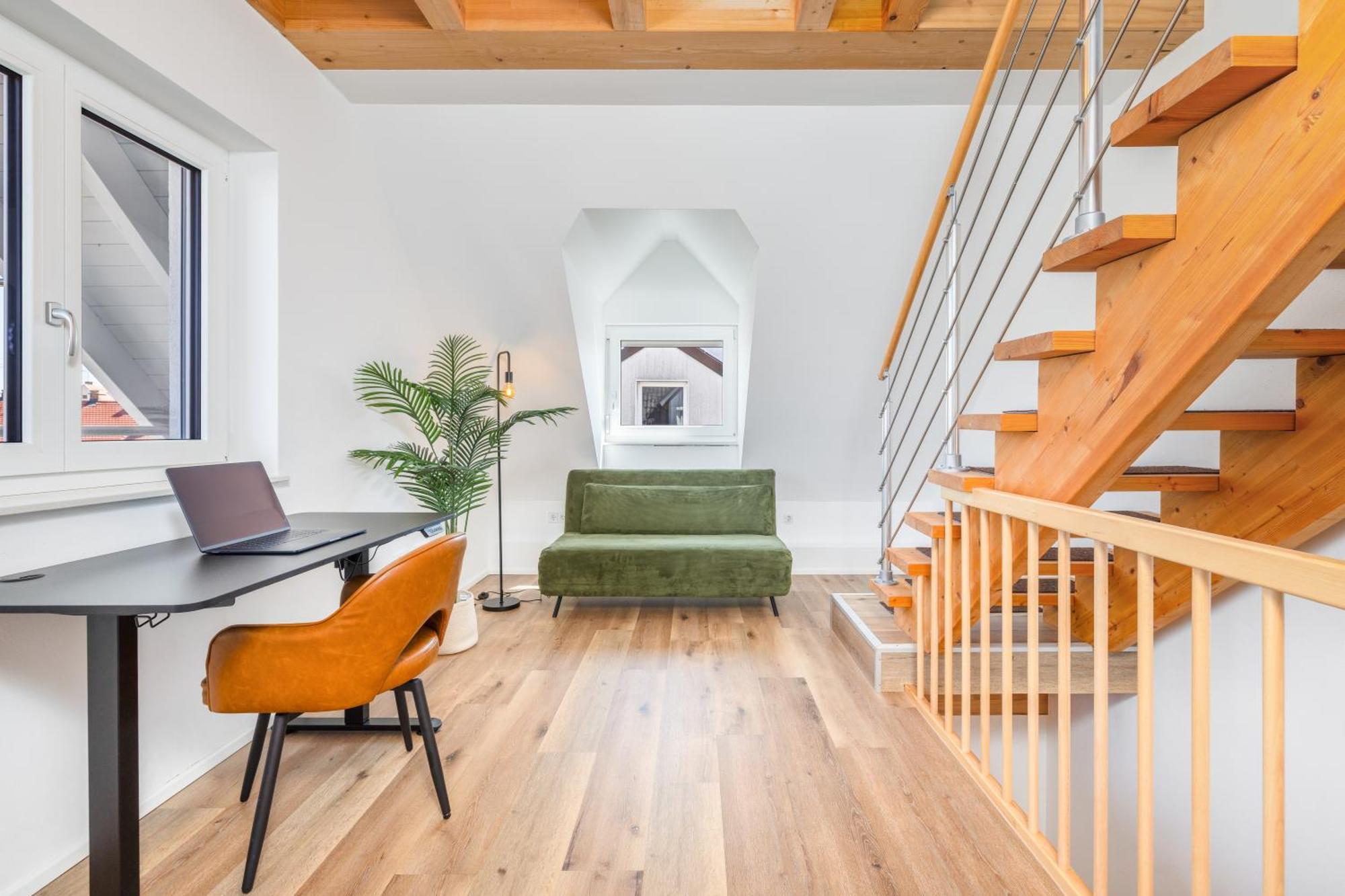 Holiday home Wohnglueck Frisches & Gemuetliches Design Mit Bbq, Garten & Arbeitsplatz Augsburg